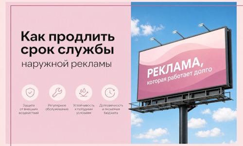 Как продлить срок службы наружной рекламы в Набережных Челнах